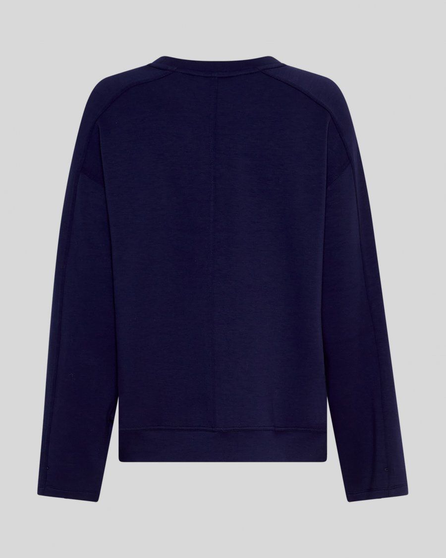Moss Copenhagen (MSCH) - Elianna Ima Q Sweatshirt Ocean Cavern
