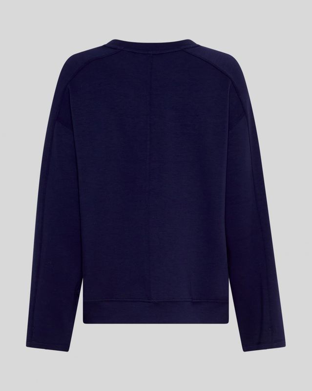 Moss Copenhagen (MSCH) - Elianna Ima Q Sweatshirt Ocean Cavern