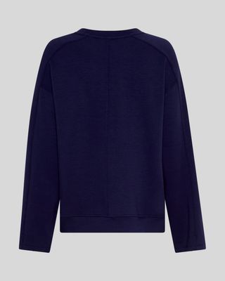Moss Copenhagen (MSCH) - Elianna Ima Q Sweatshirt Ocean Cavern