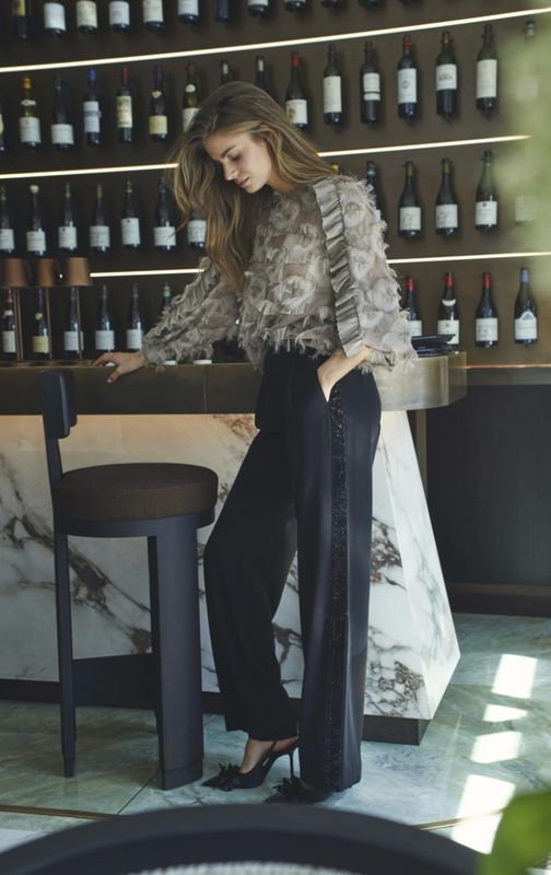 Co&#39;Couture - Syra Structure Blouse Walnut