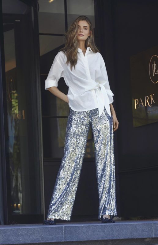 Co&#39;Couture - Idina Tie Shirt Off white