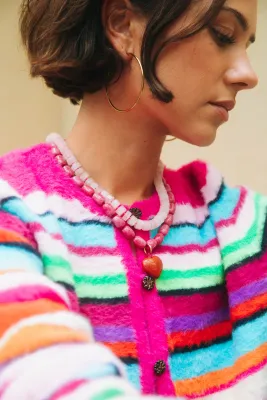 Bonnie Studios - BS875 Phil Pink necklace