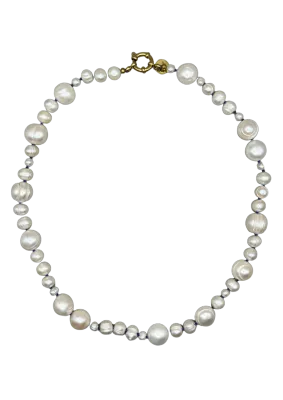 Bonnie Studios - BS887 Boris Wild Necklace white