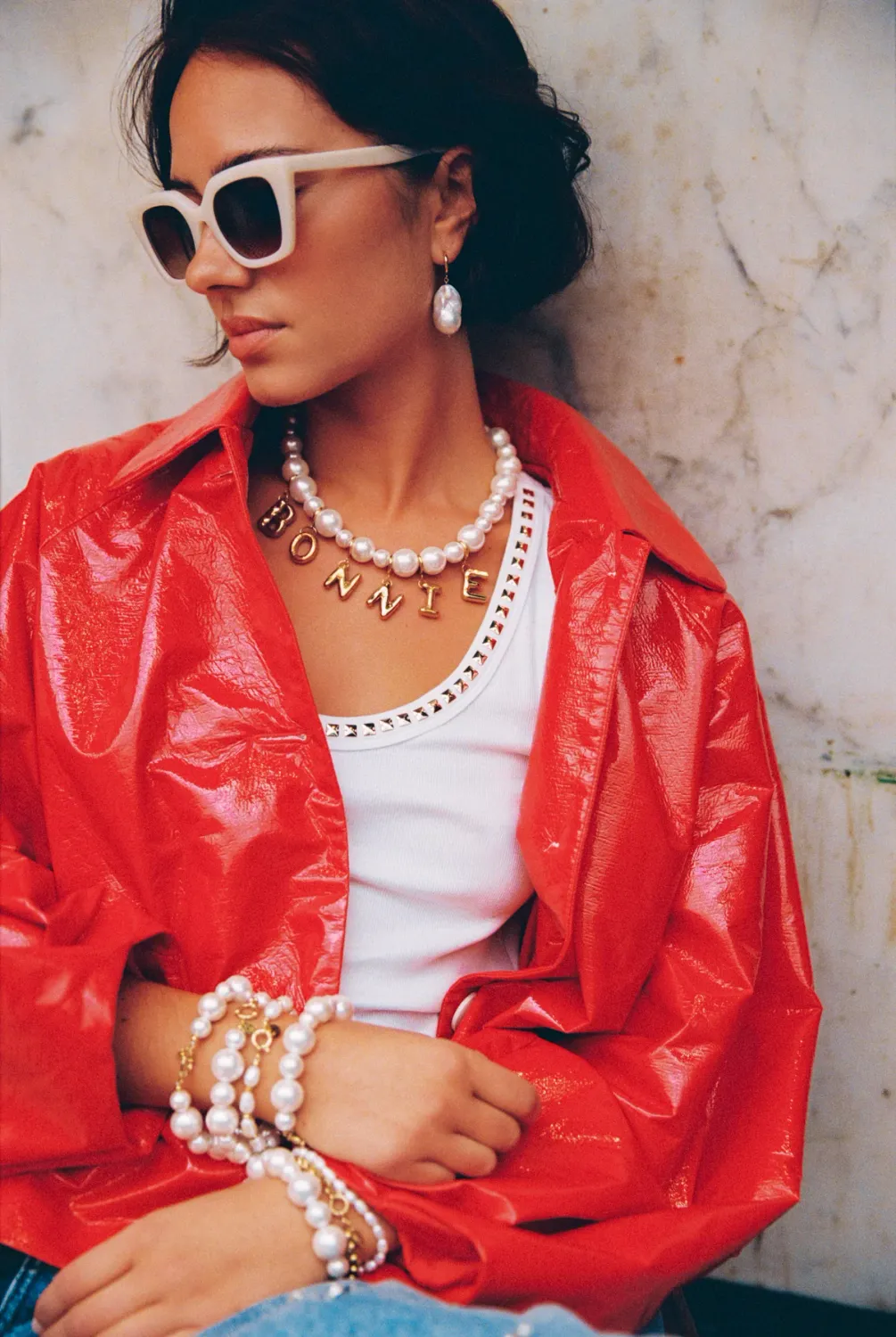 Bonnie Studios - BS888 Boris Wild Bracelet white