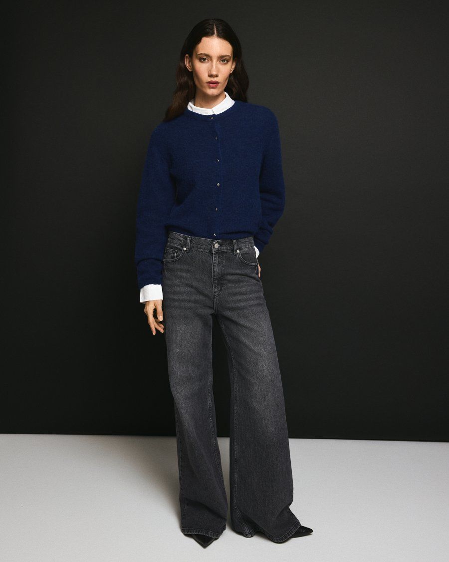 Moss Copenhagen (MSCH) - Kellsey Alegria Cardigan ocean cavern