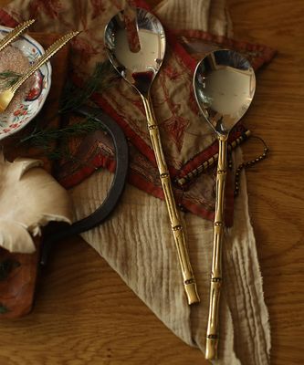 Doing Goods - Bodhi Bamboo Salad Server Set in Giftbox