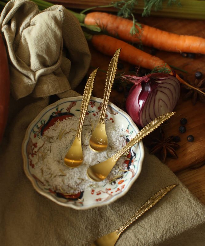 Doing Goods - Stella Feather Tea Spoon set