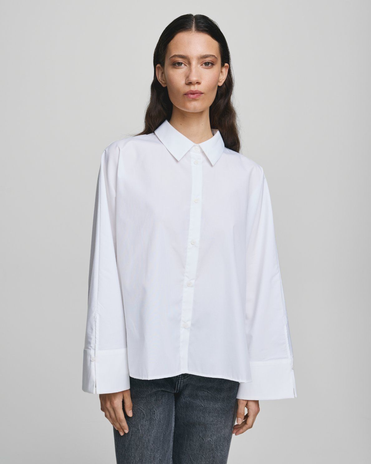 Moss Copenhagen (MSCH) - Natalia Zenika Boxy Shirt Bright white