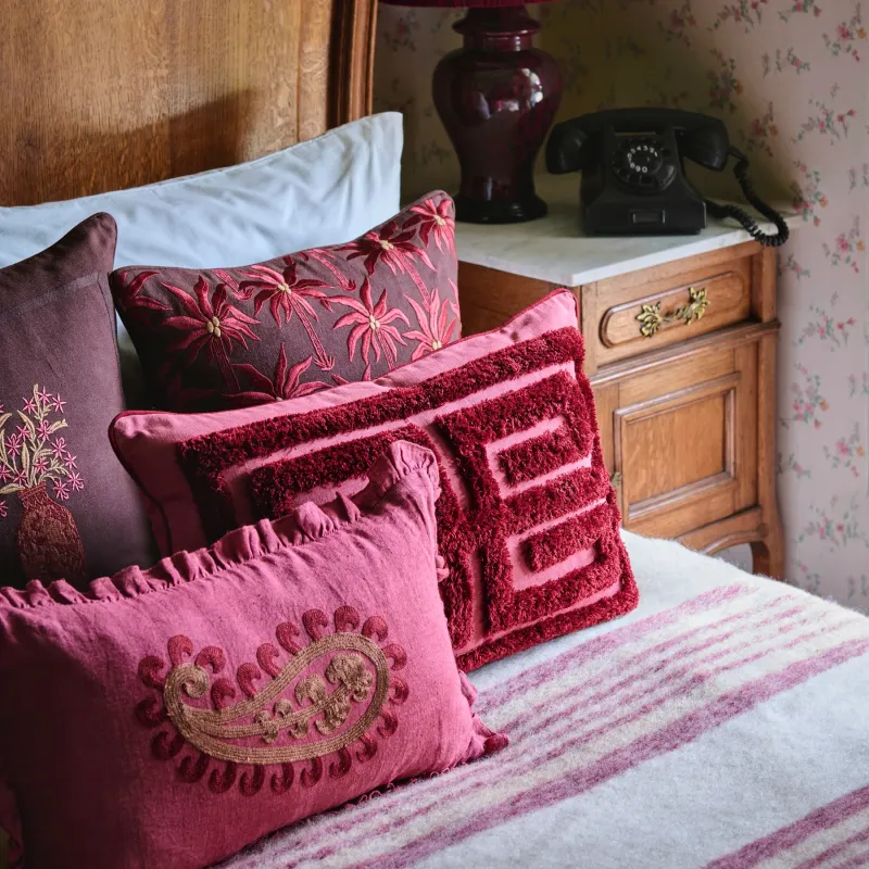 Palais - Cushion Siena Pink &amp; Rust