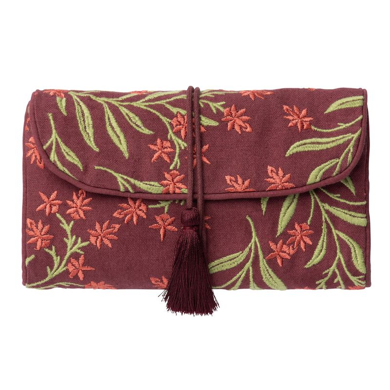 Palais - Jewelry Pouch Audrey Burgundy&amp;Fern