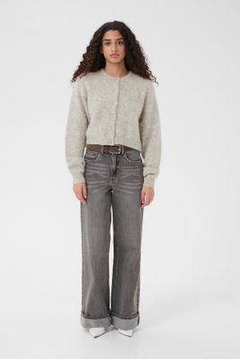 Gestuz - Debbie Cardigan light grey melange