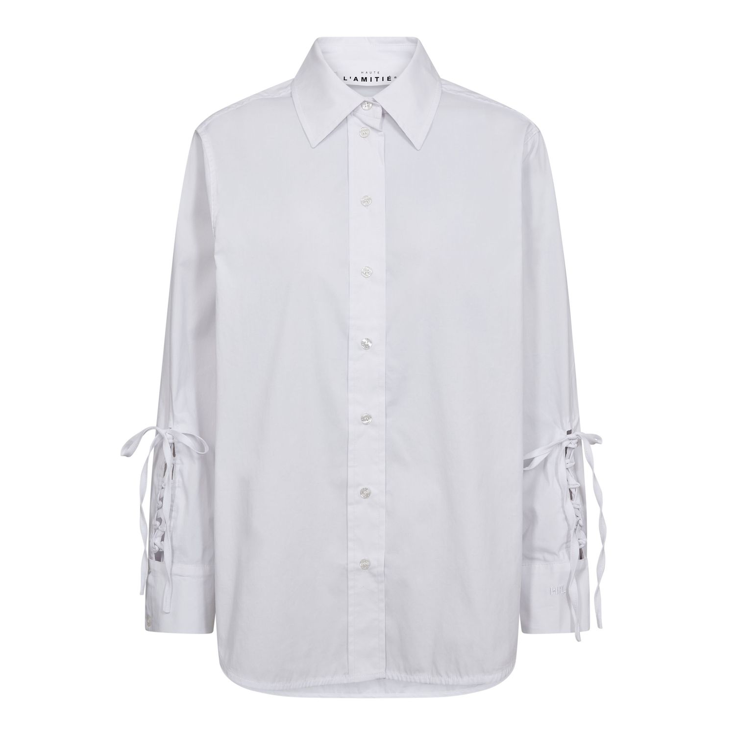 Haute l&#39;amitié - Alvina Pure tie shirt white