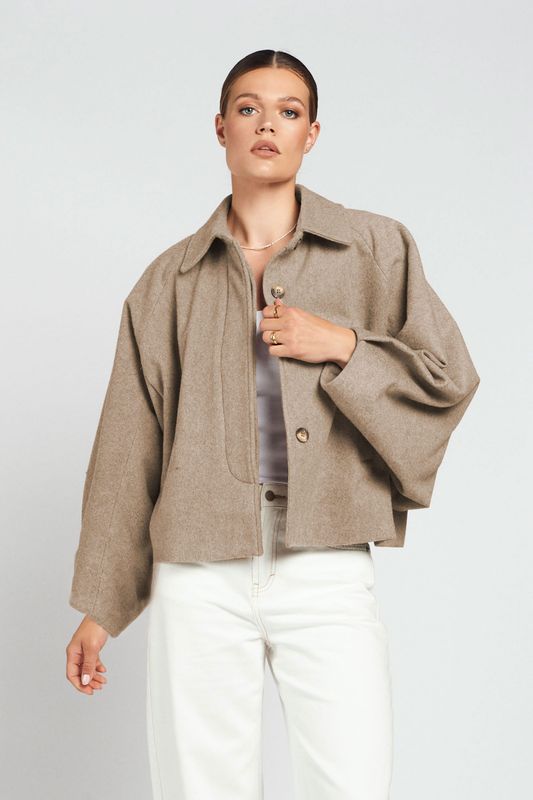Spooq - Jacket wool Beige