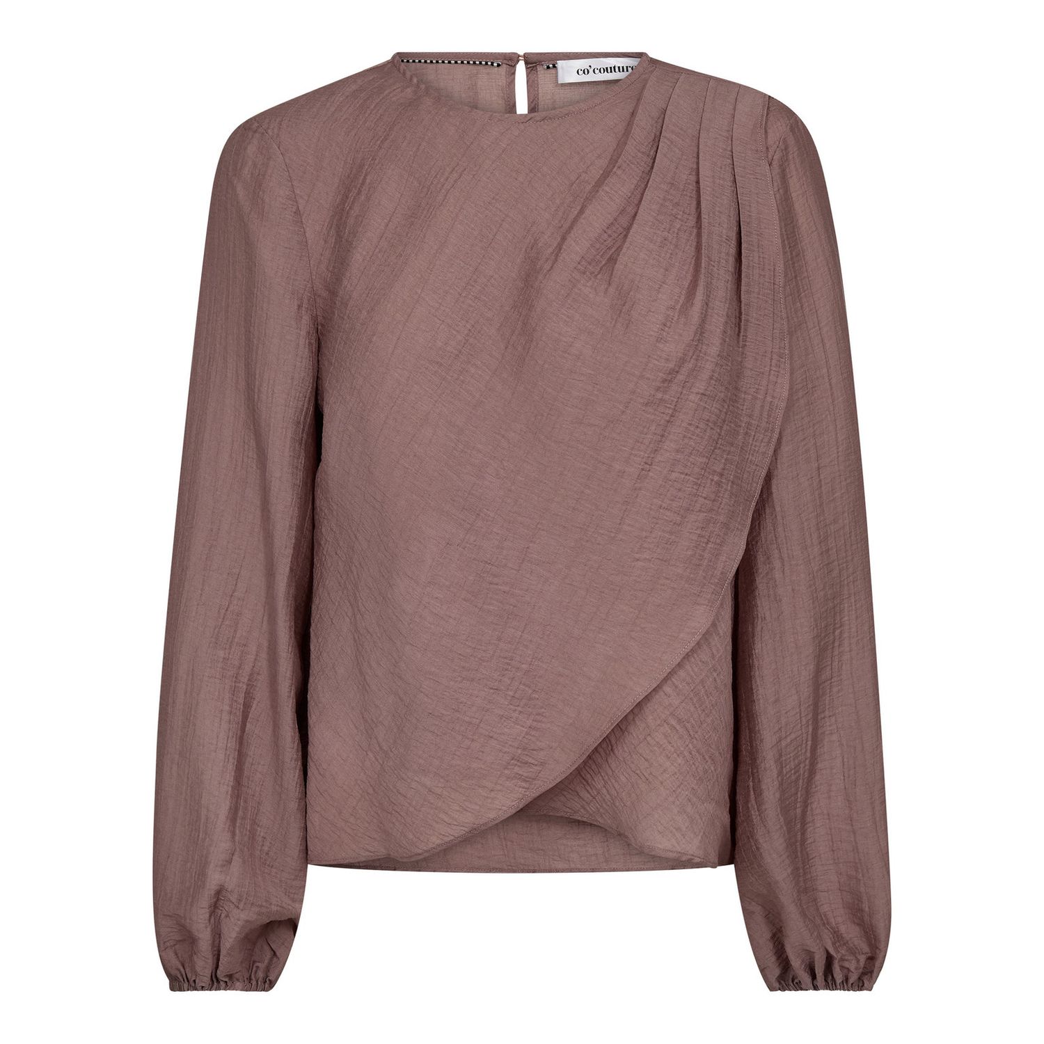 Co'Couture - Conny Drape Blouse Old Rose