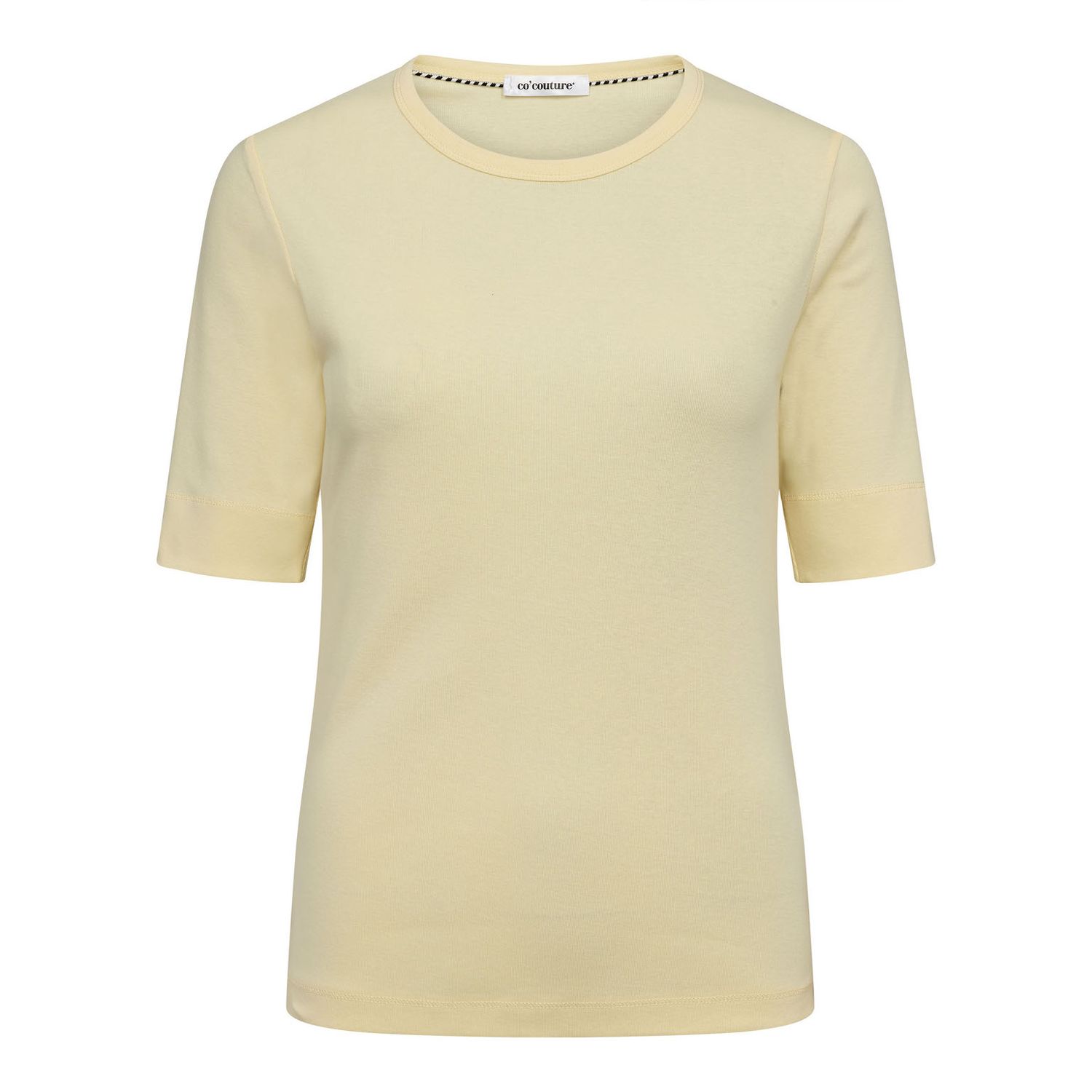 Co'Couture - Granny SS Tee Pale Yellow
