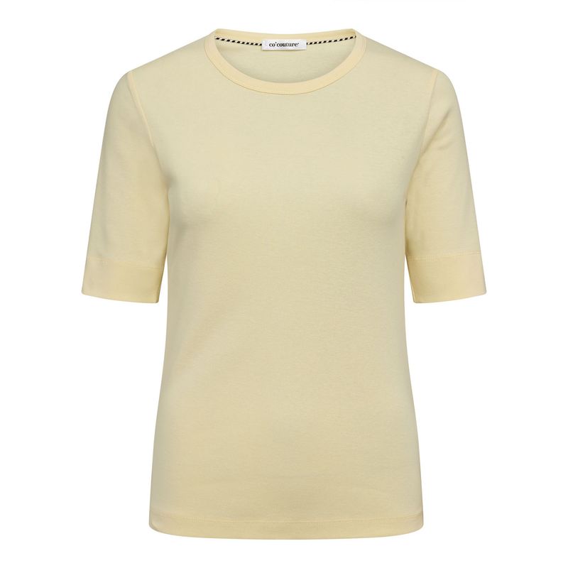 Co'Couture - Granny SS Tee Pale Yellow