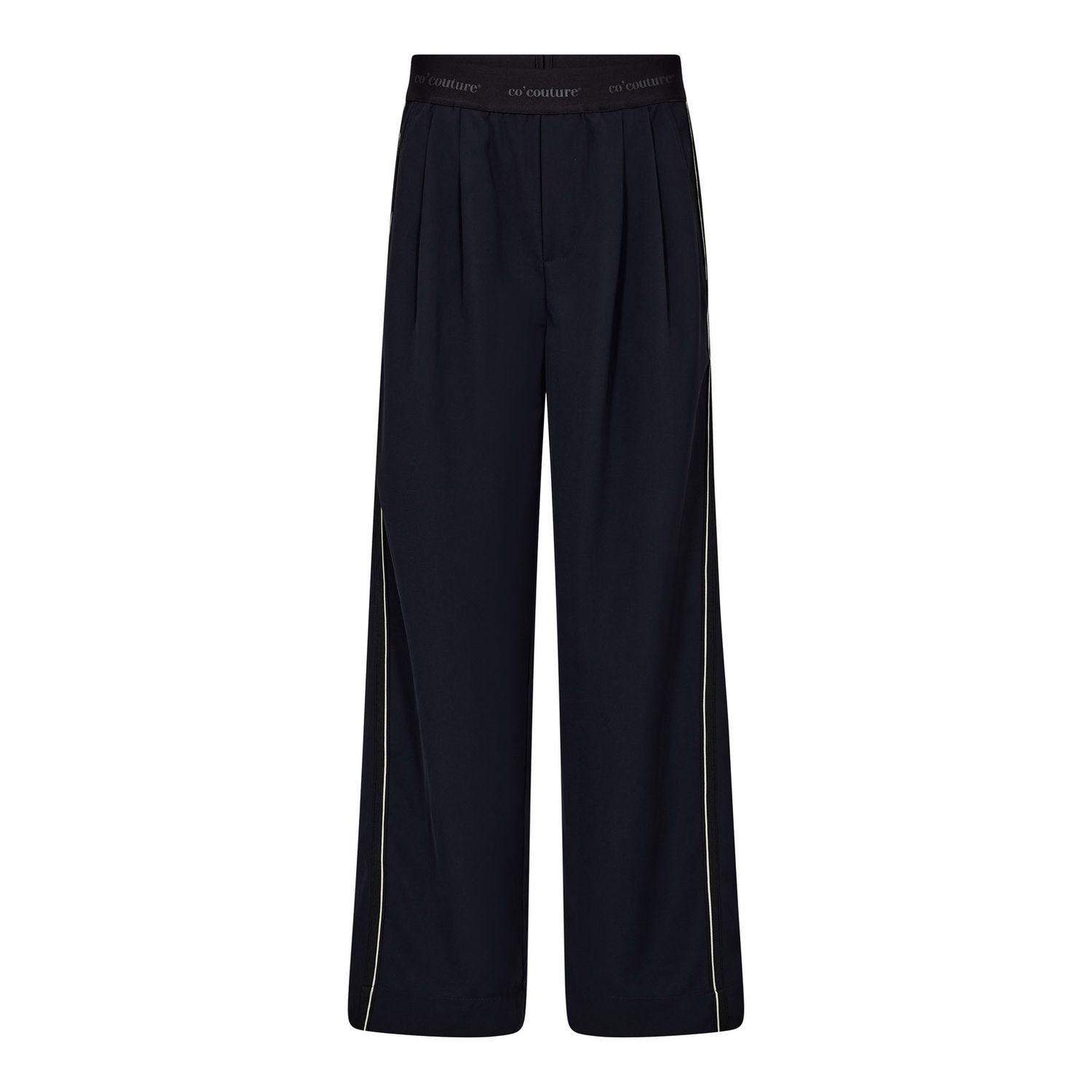 Co'Couture - Amina Split Panel Pant Navy