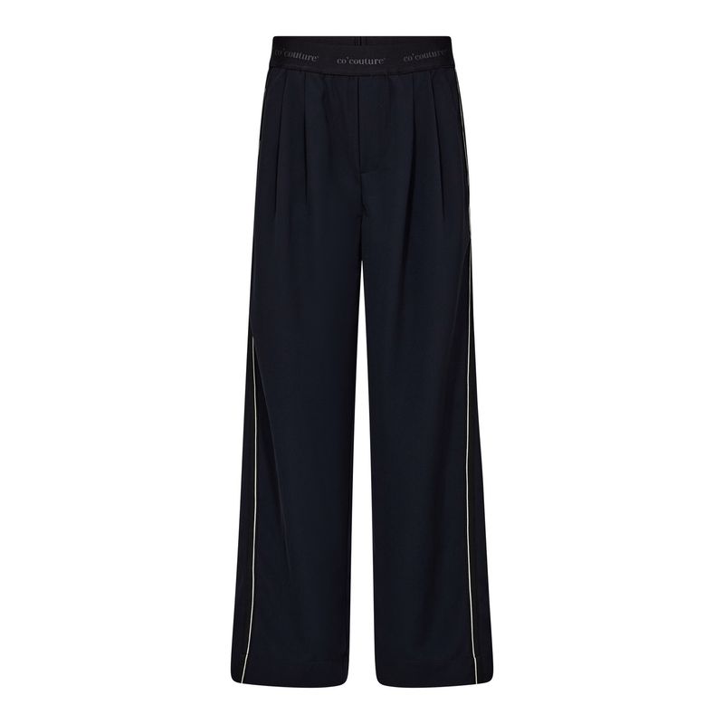 Co'Couture - Amina Split Panel Pant Navy