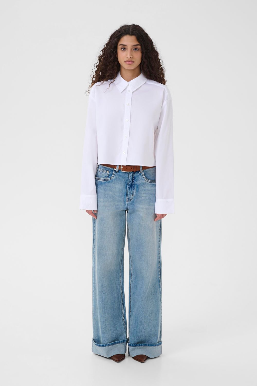 Gestuz - York short shirt Bright White