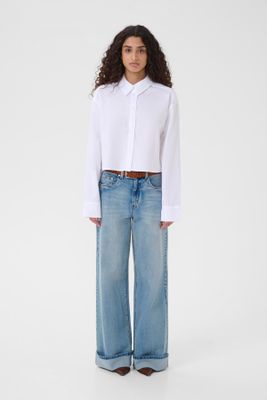 Gestuz - York short shirt Bright White