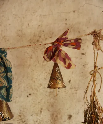 Doing Goods- Grace Chime Bells Pink Leopard