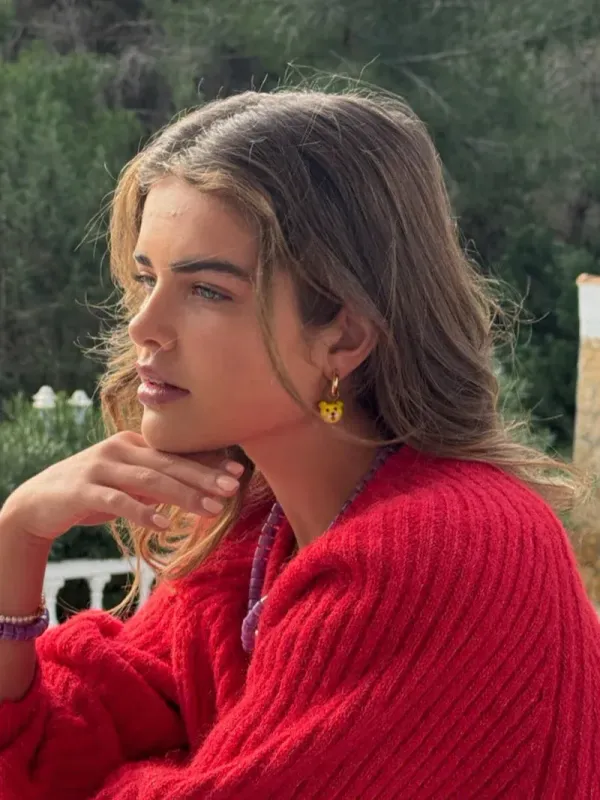 Bonnie Studios - BS799 Dog pendant brown