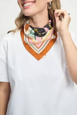 POM Amsterdam - Shawl Paradise Birds Petite pink