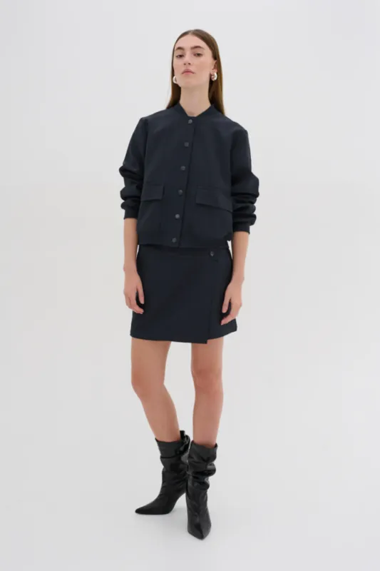 My Essential Wardrobe - Megan Skirt Shorts - Sky Captain Blue