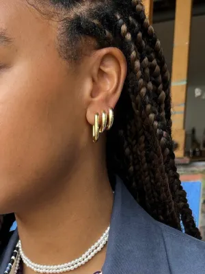 Bonnie Studios BS536 Big Long Hoops 25mm