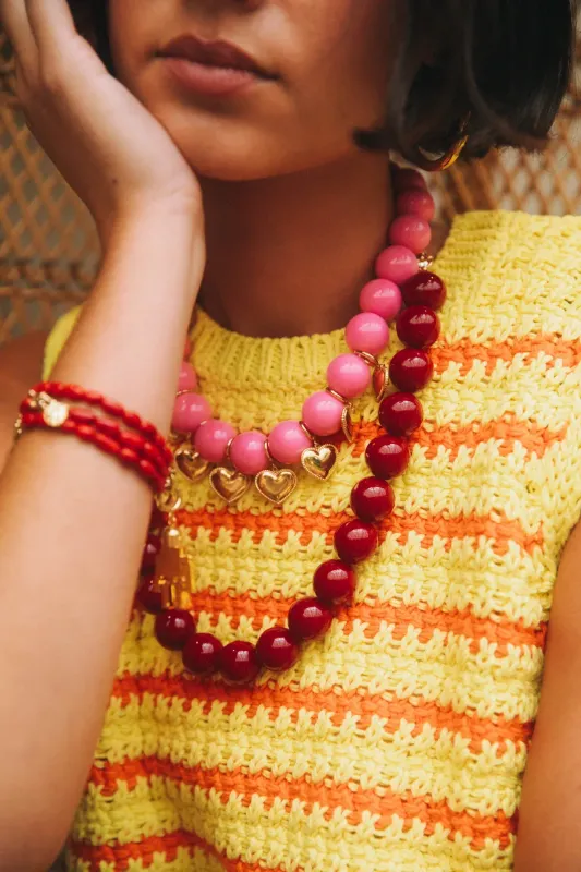 Bonnie Studios - BS916 Heart gold pendant