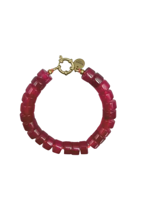 Bonnie Studios - BS866 Phil Burgundy bracelet