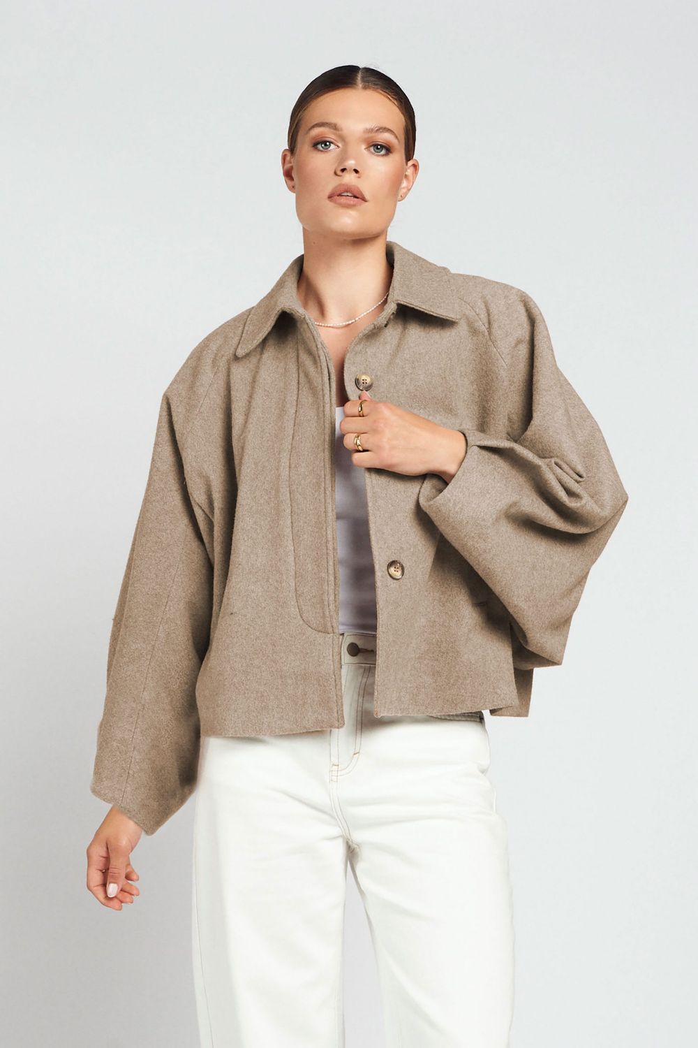 Spooq - Jacket wool Beige