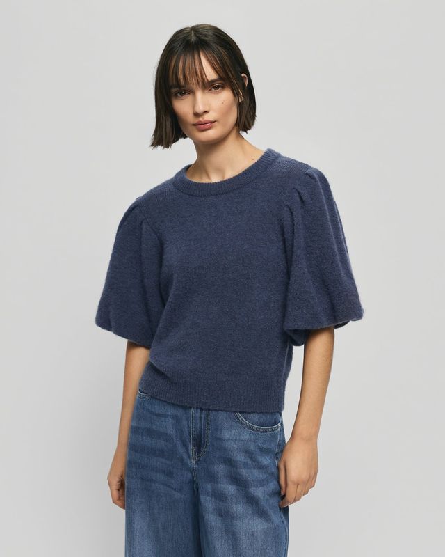 Moss Copenhagen (MSCH) - Jinie Hope 2/4 Pullover Vintage Indigo