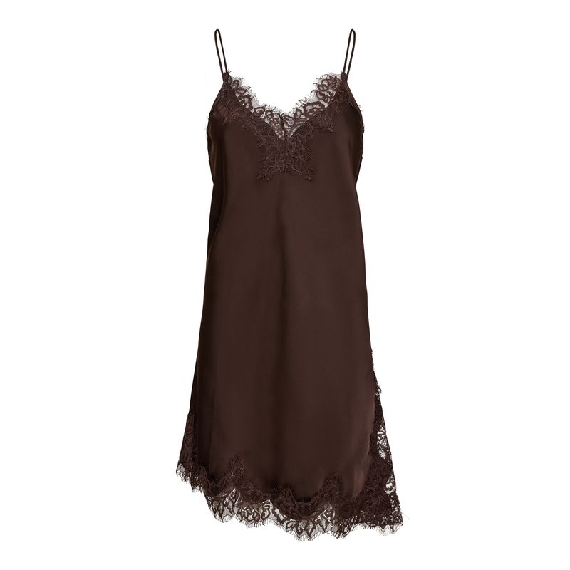 Haute l'amitie -Naomi Asym Lingerie Dress Mocca