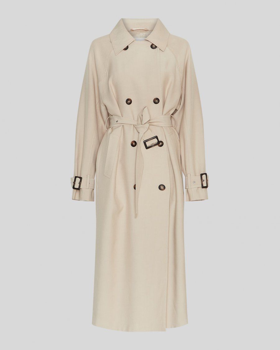 Moss Copenhagen (MSCH) - Antonella Trench Coat Safari