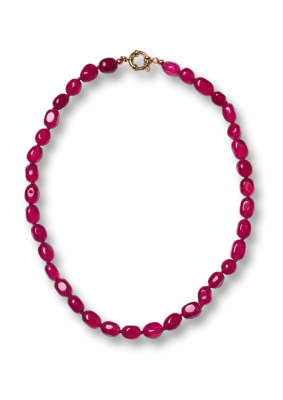 Bonnie Studios - BS952  Bobby Burgundy Necklace