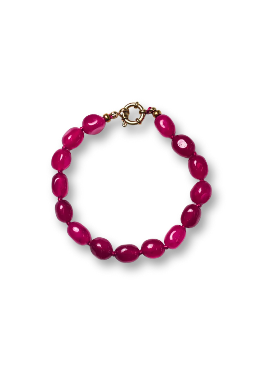 Bonnie Studios - BS953 Bobby Burgundy Bracelet