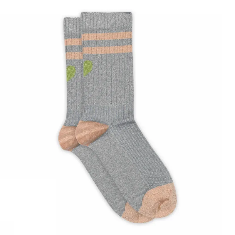 MP Denmark - Elga glitter socks Stone Blue