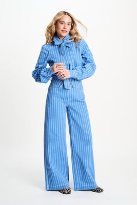 POM Amsterdam -  Jeans Denim stripes blue