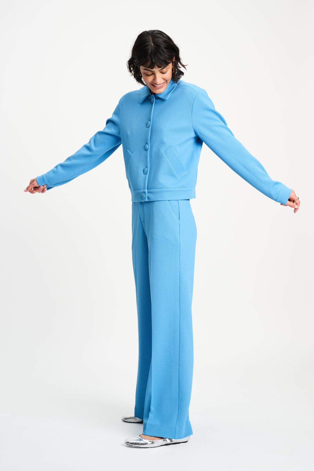 POM Amsterdam - Pants Lara Smashing blue