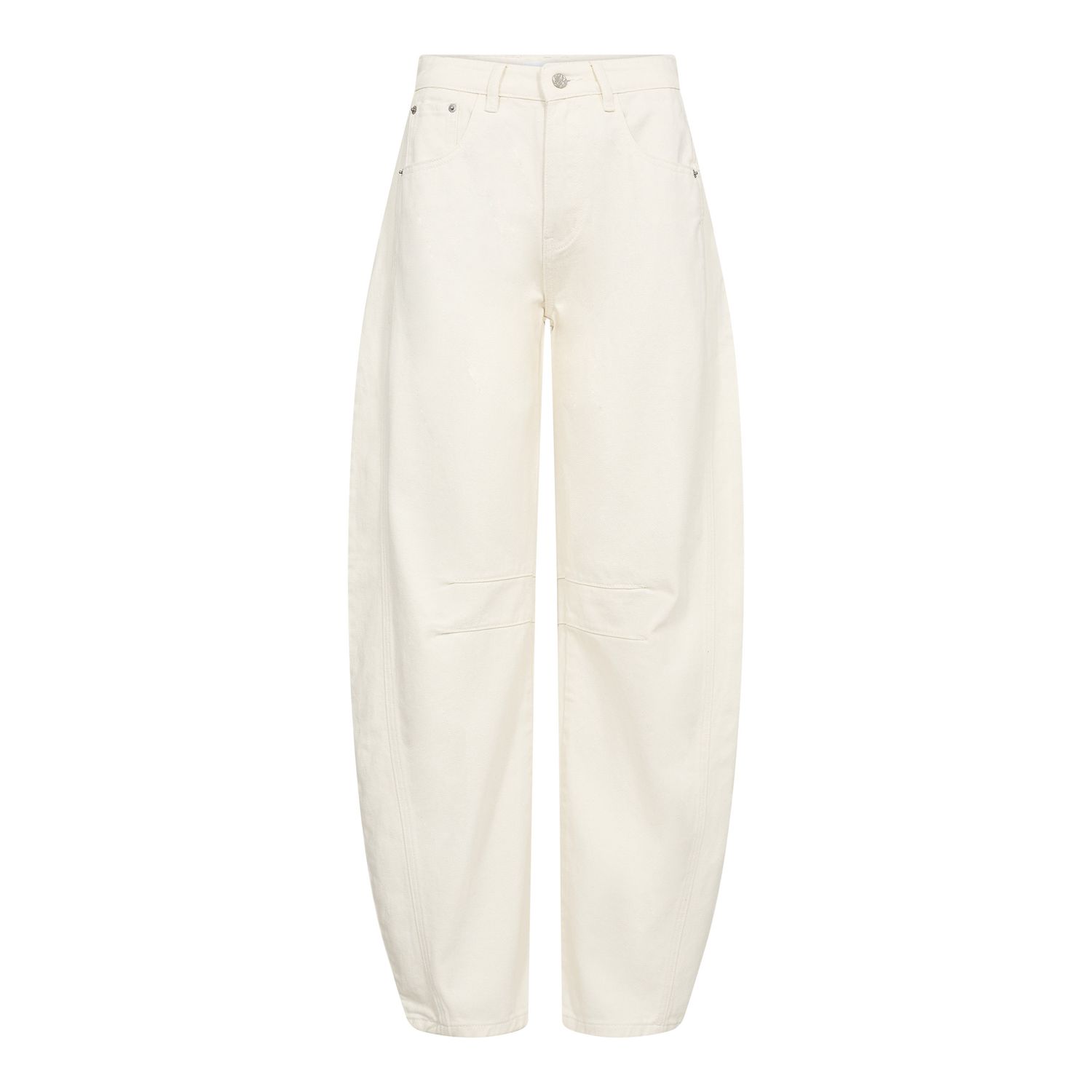 Haute l'amitié - Drew barrel panel jeans white