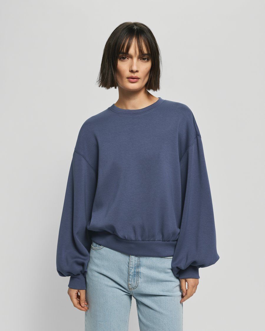 Moss Copenhagen (MSCH) - Brionna Ima Q Sweatshirt Vintage Indigo