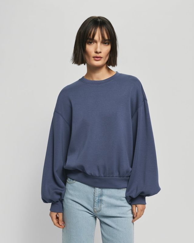 Moss Copenhagen (MSCH) - Brionna Ima Q Sweatshirt Vintage Indigo
