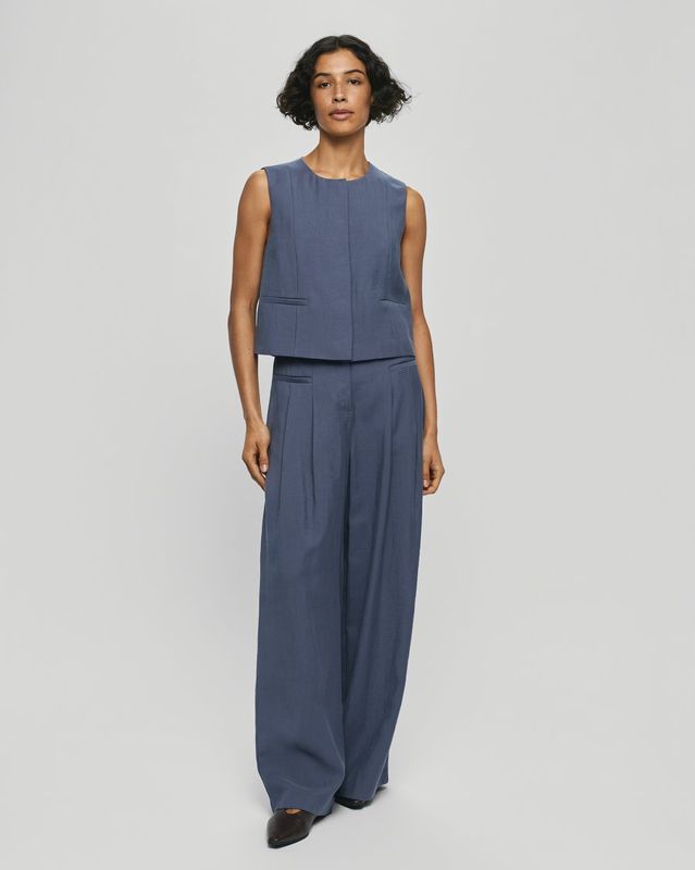 Moss Copenhagen (MSCH) - Frode HW Pants Vintage Indigo