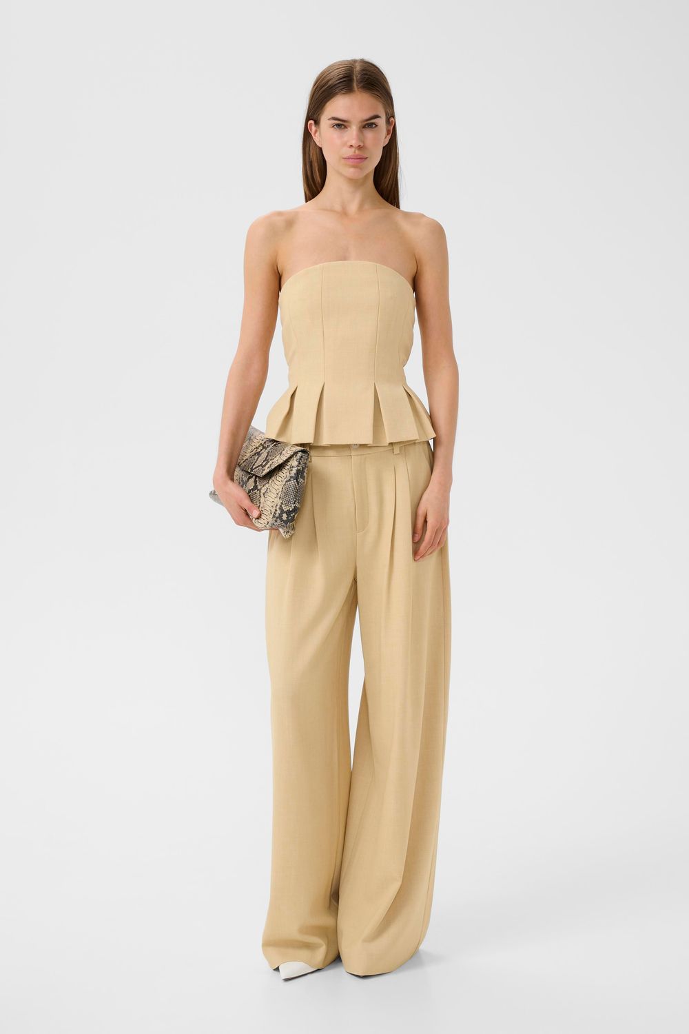 Gestuz - Stacy pants Pale hay melange