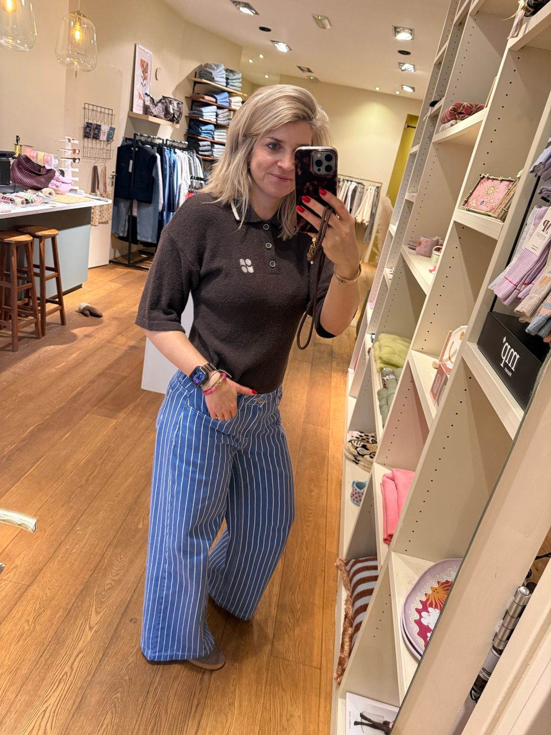 Imprevu - Tshirt Polo Ralphy Mango Chocolat