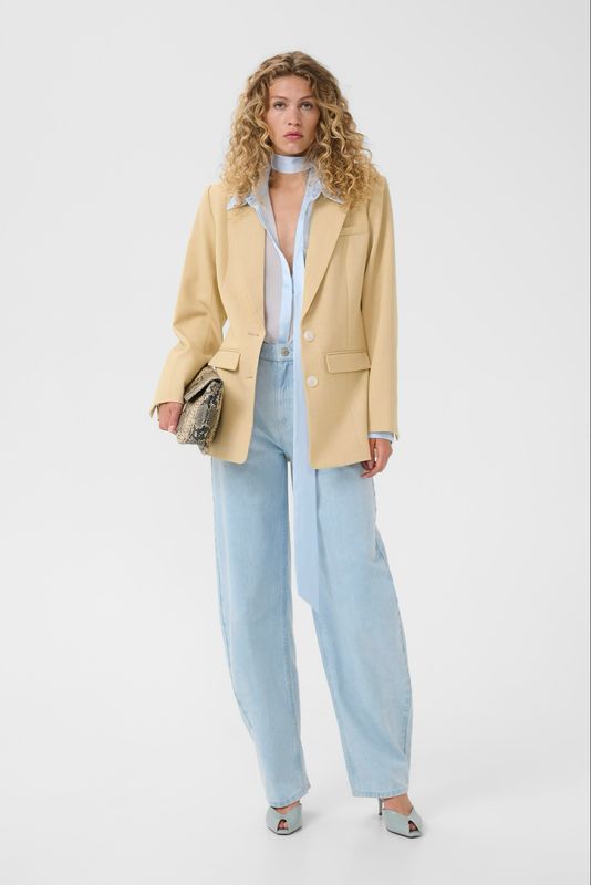 Gestuz - Stacy blazer Pale hay melange