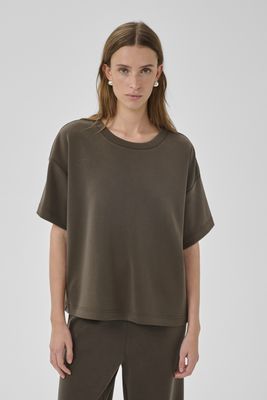 My Essential Wardrobe - Helle Boxy Tee Major Brown