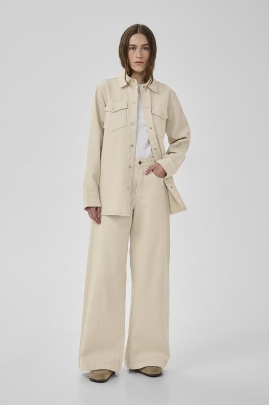 My Essential Wardrobe - Dango High X-Wide Oatmeal