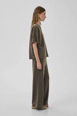 My Essential Wardrobe - Helle Wide Pant Major Brown